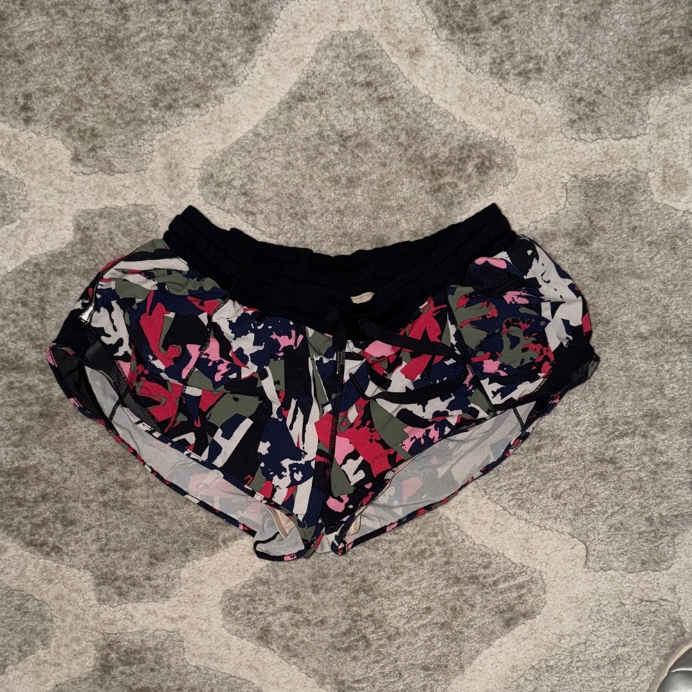 lululemon athletica Multicolor Camouflage Athletic Shorts